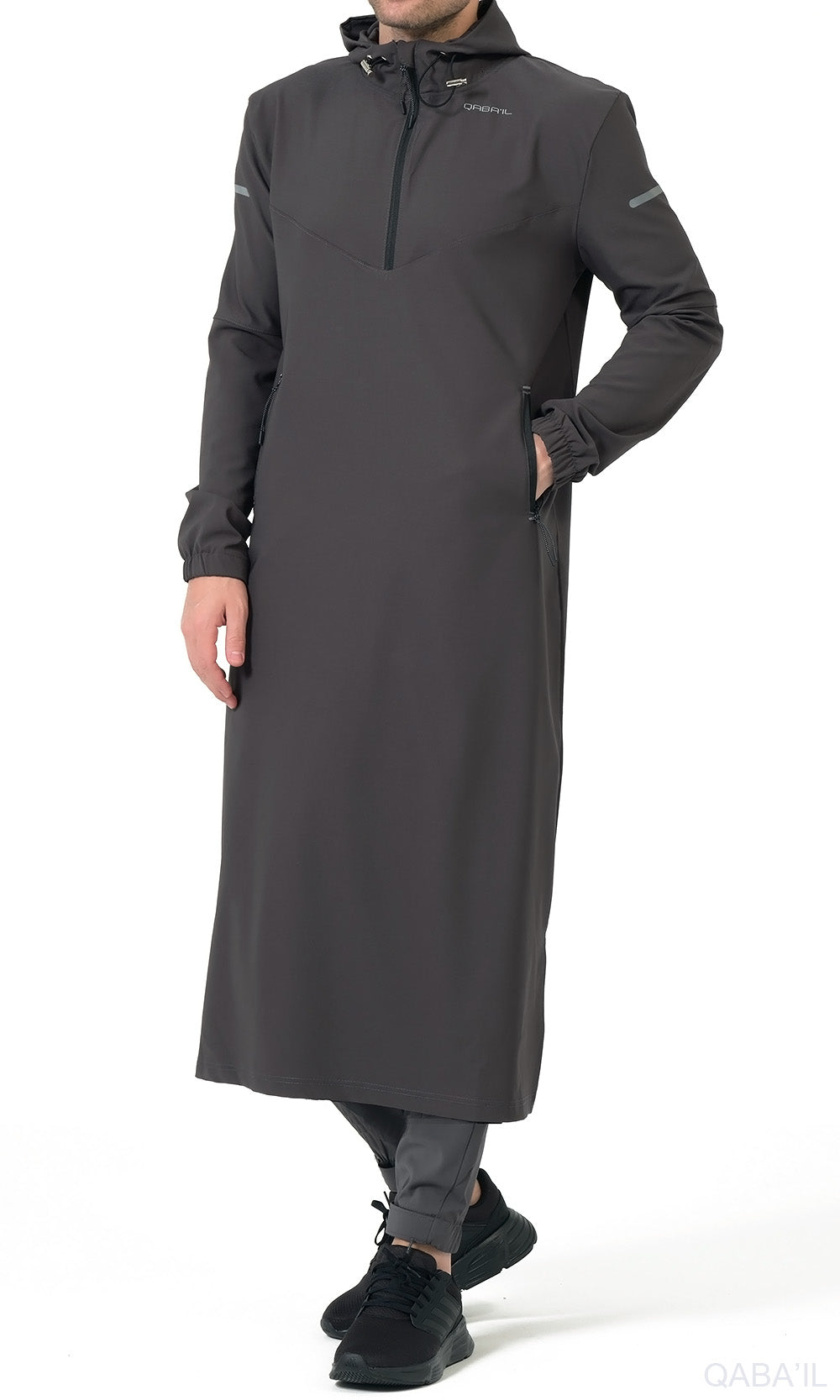 QL Qamisweat Drift en gris foncé