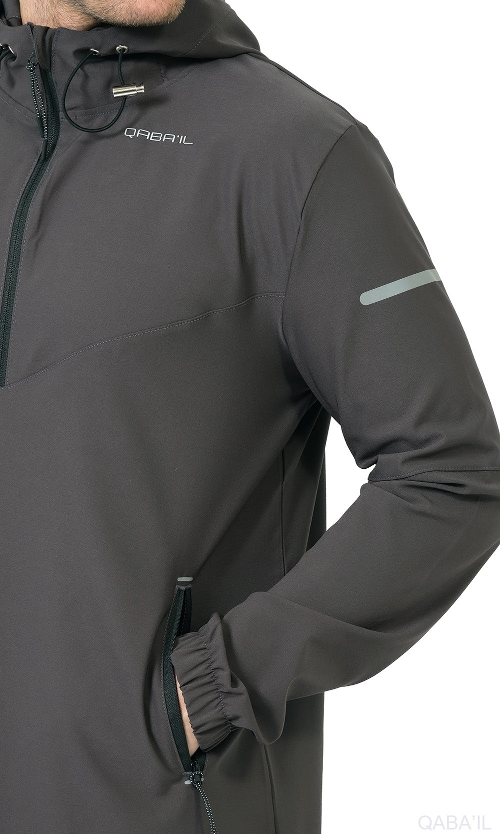 QL Qamisweat Drift en gris foncé