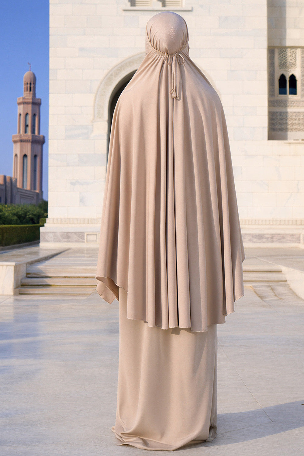 Ensemble de salade SB ES007 en jersey beige foncé