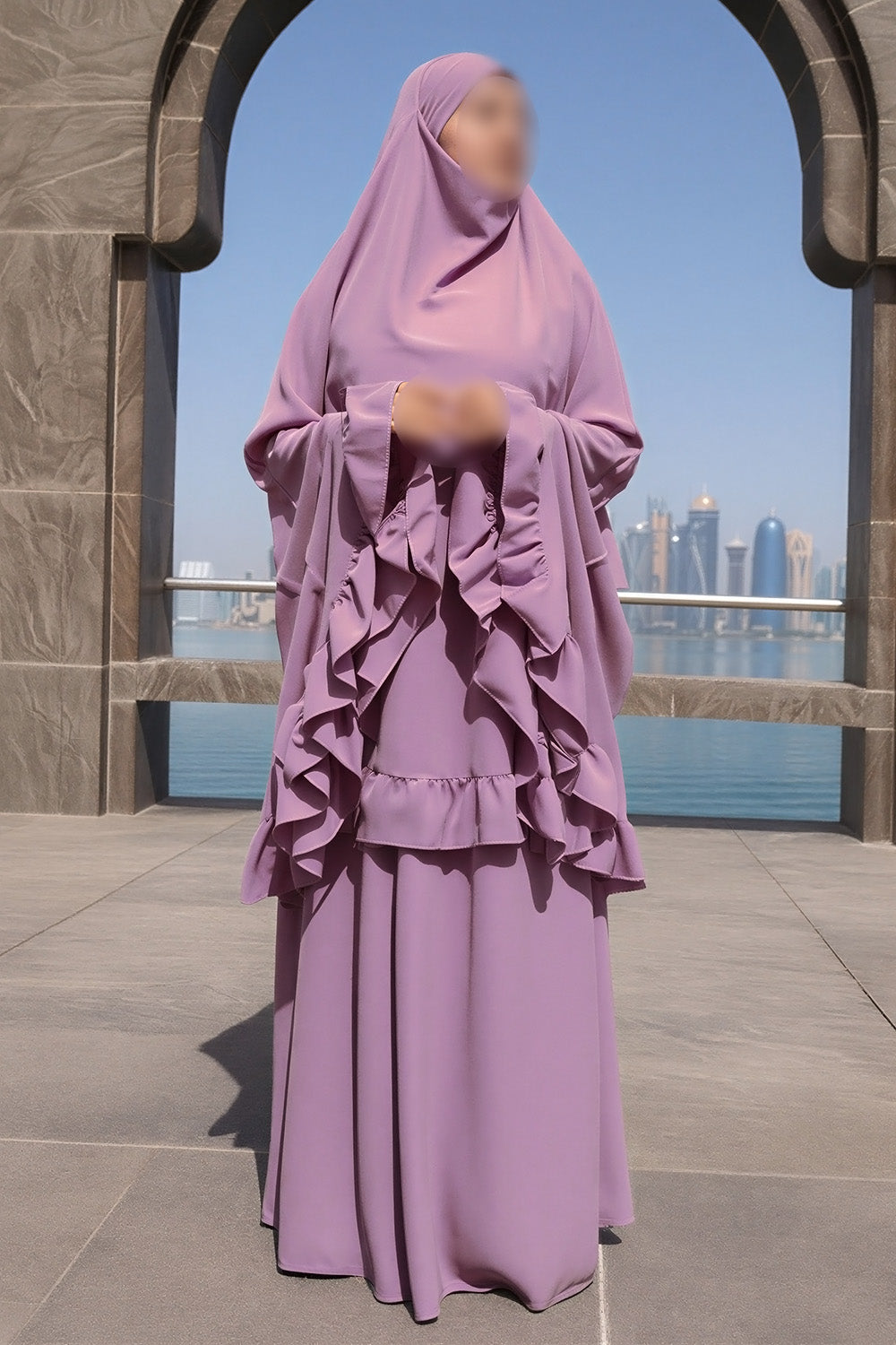 SB Prayer Set Jersey ES003 in Lilac